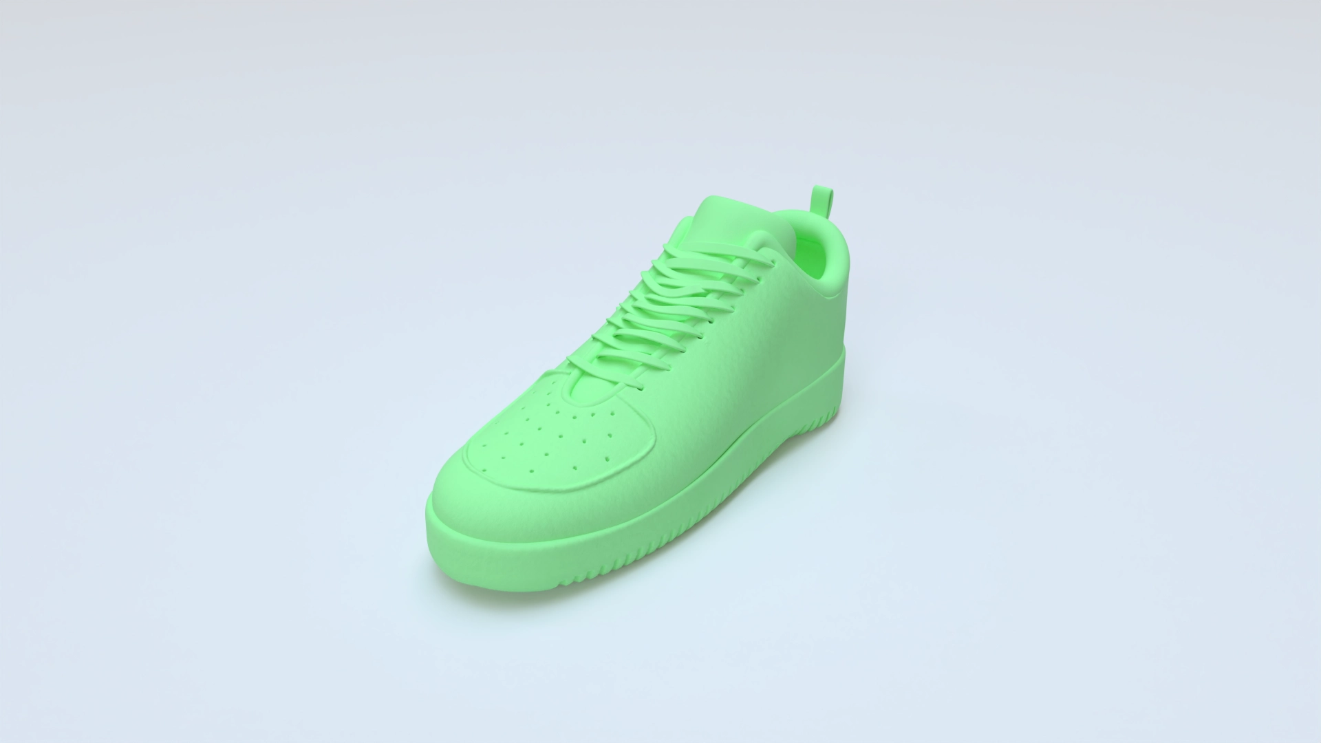 Nike Air Force Woman Size US 7, a 3D model on Womp