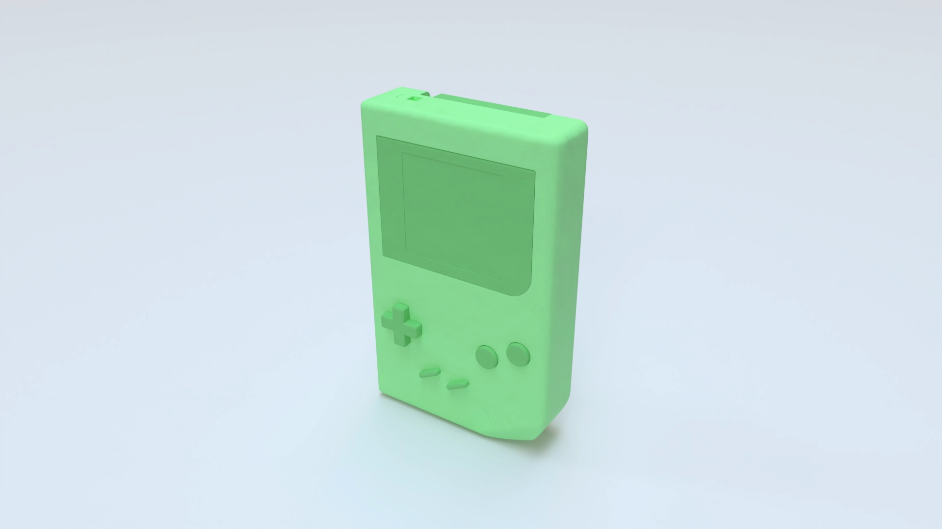 Nintendo Game Boy, a 3D model on Womp