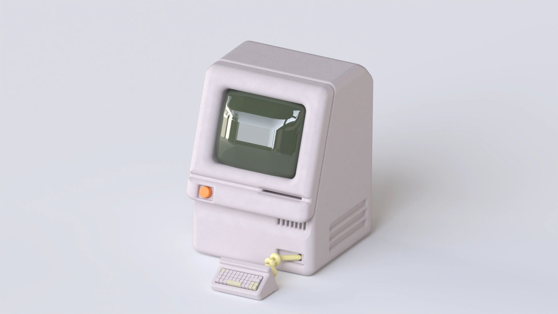 Old PC, a 3D model on Womp