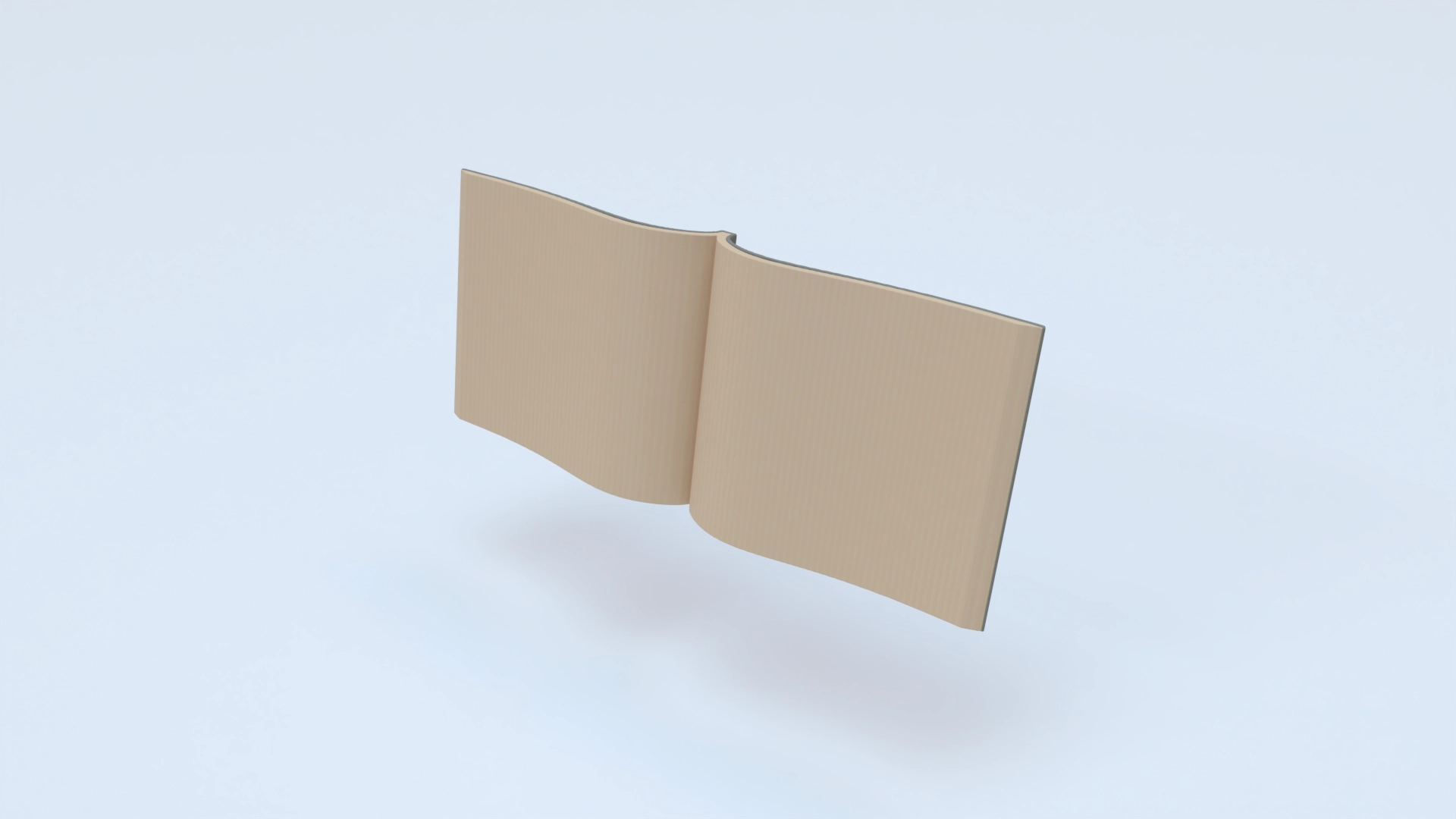 Open landscape mockup, a 3D model on Womp