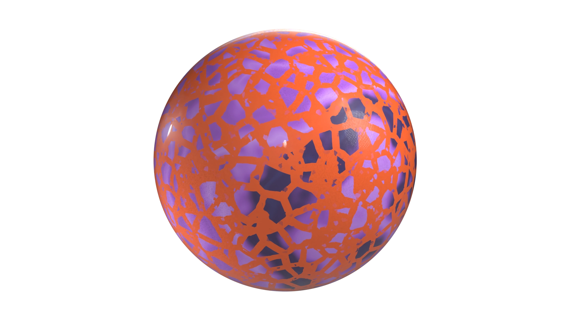 Orange Terrazzo, a 3D material on Womp