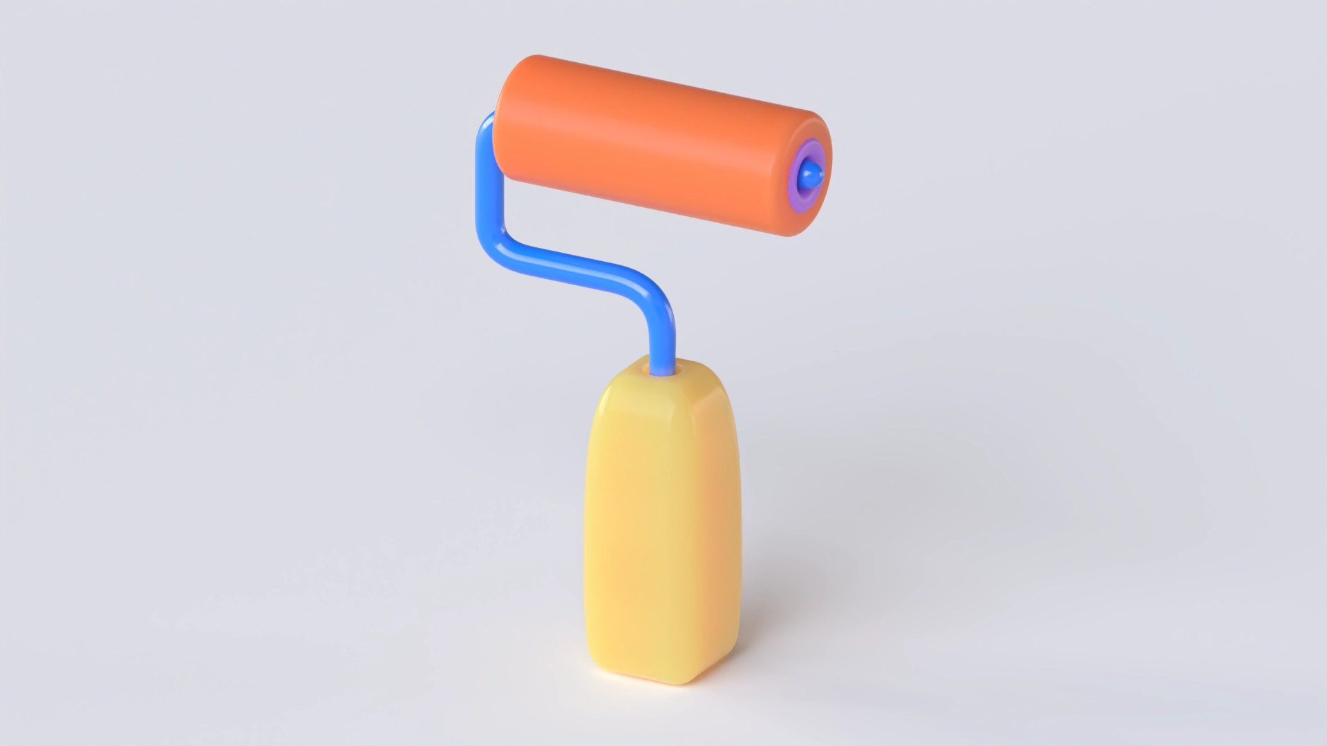 Paint Roller, a 3D model on Womp