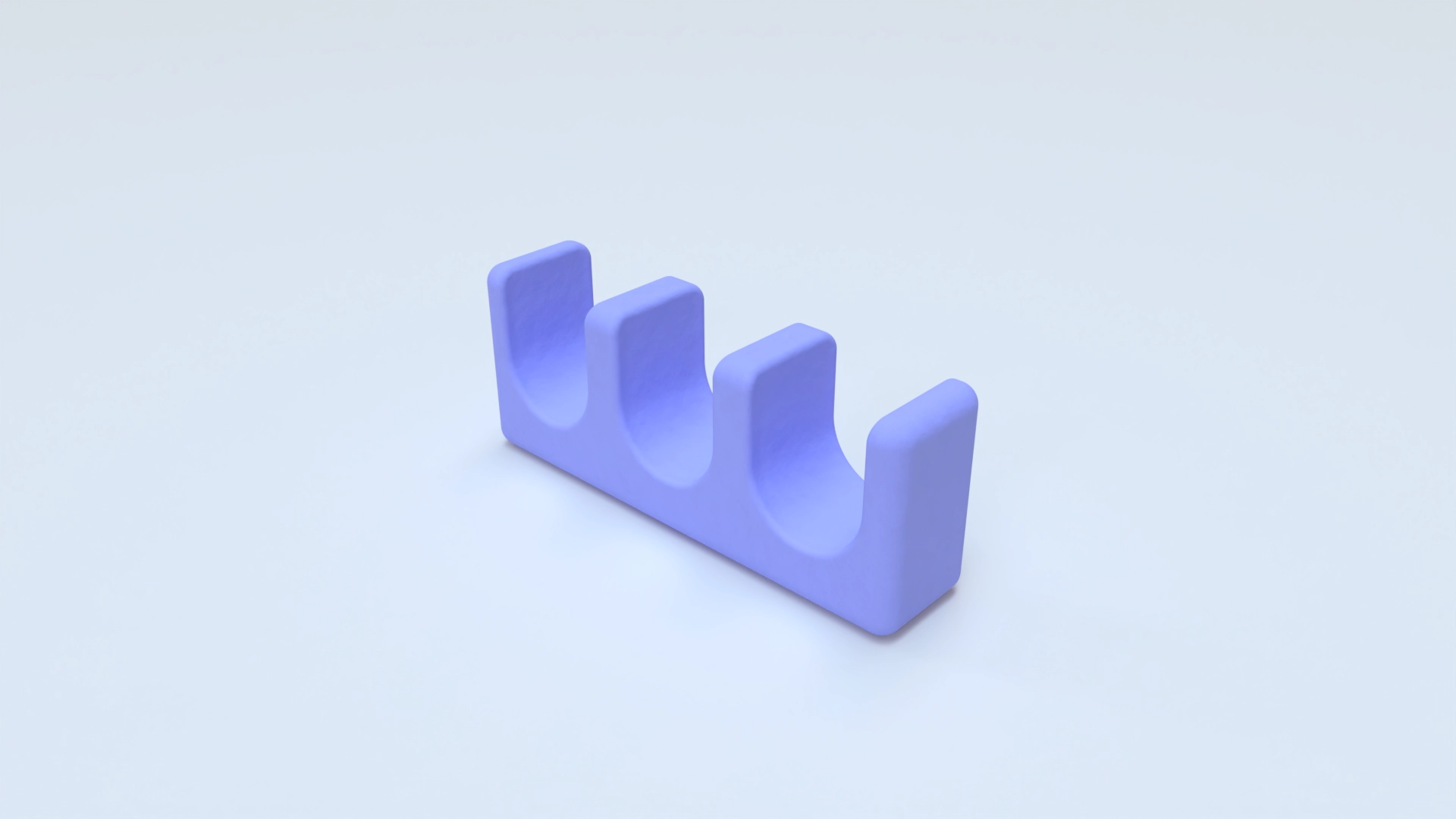 Paintbrush Rest Template, a 3D model on Womp