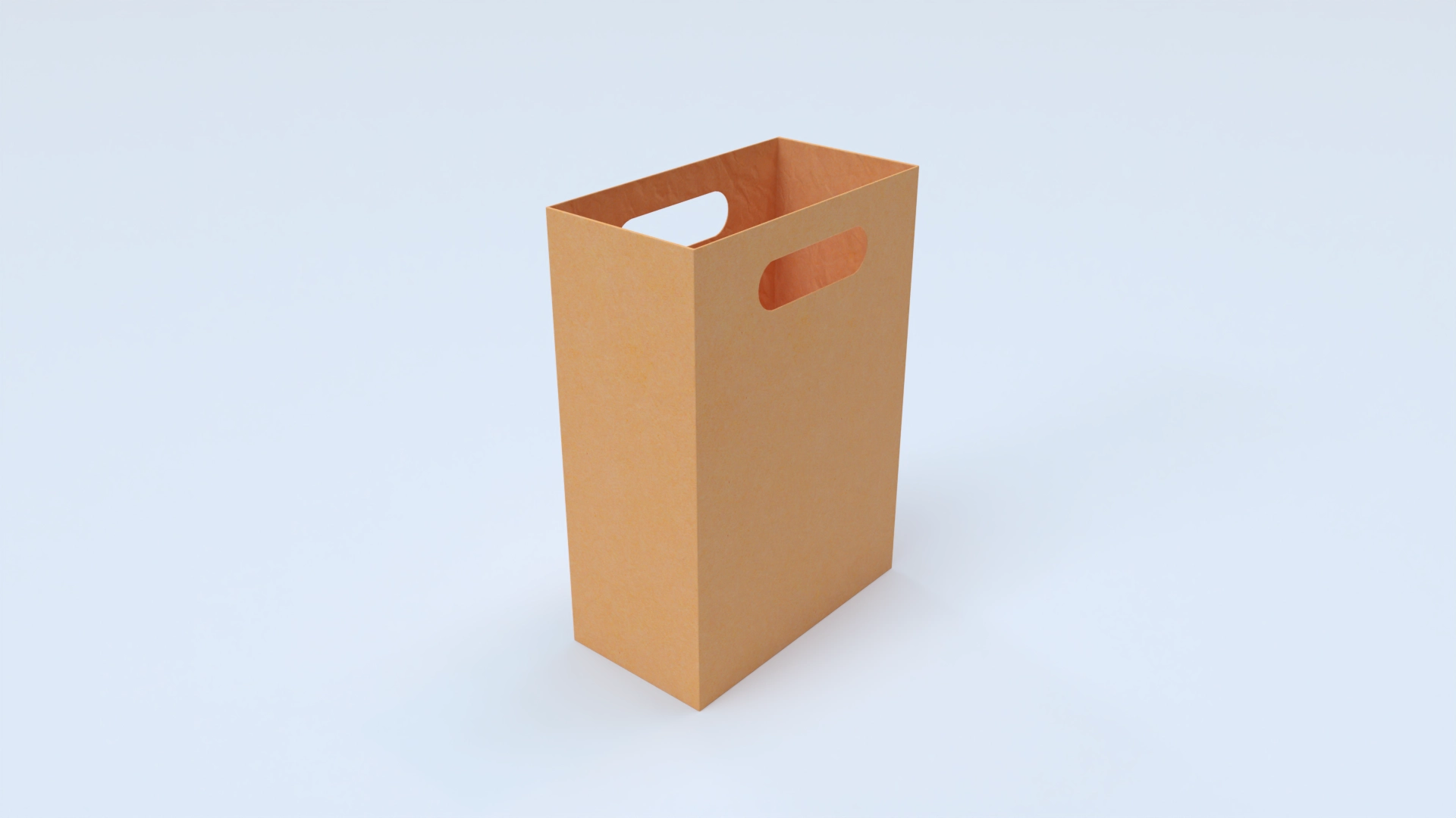 Paper Bag with Handle Mockup 220016, a 3D model on Womp