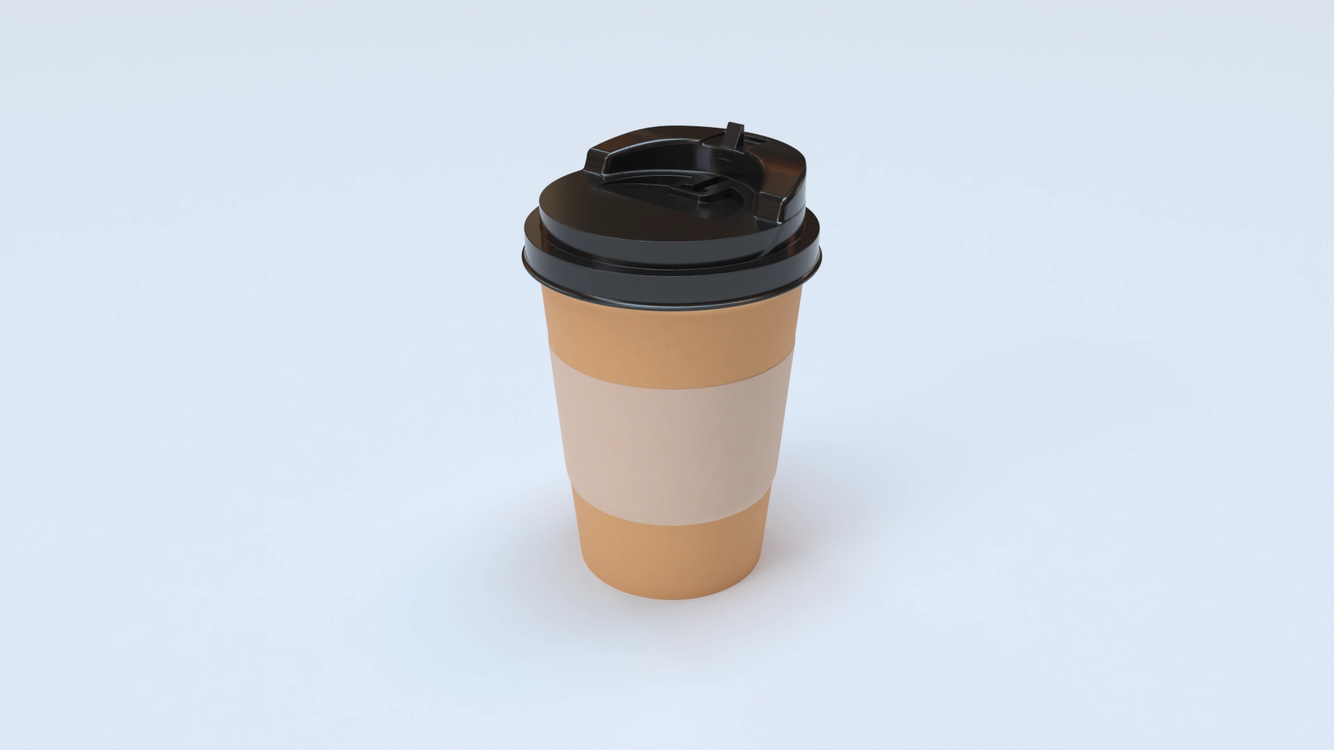 Paper Coffee Cup with Sleeve 511420, a 3D model on Womp