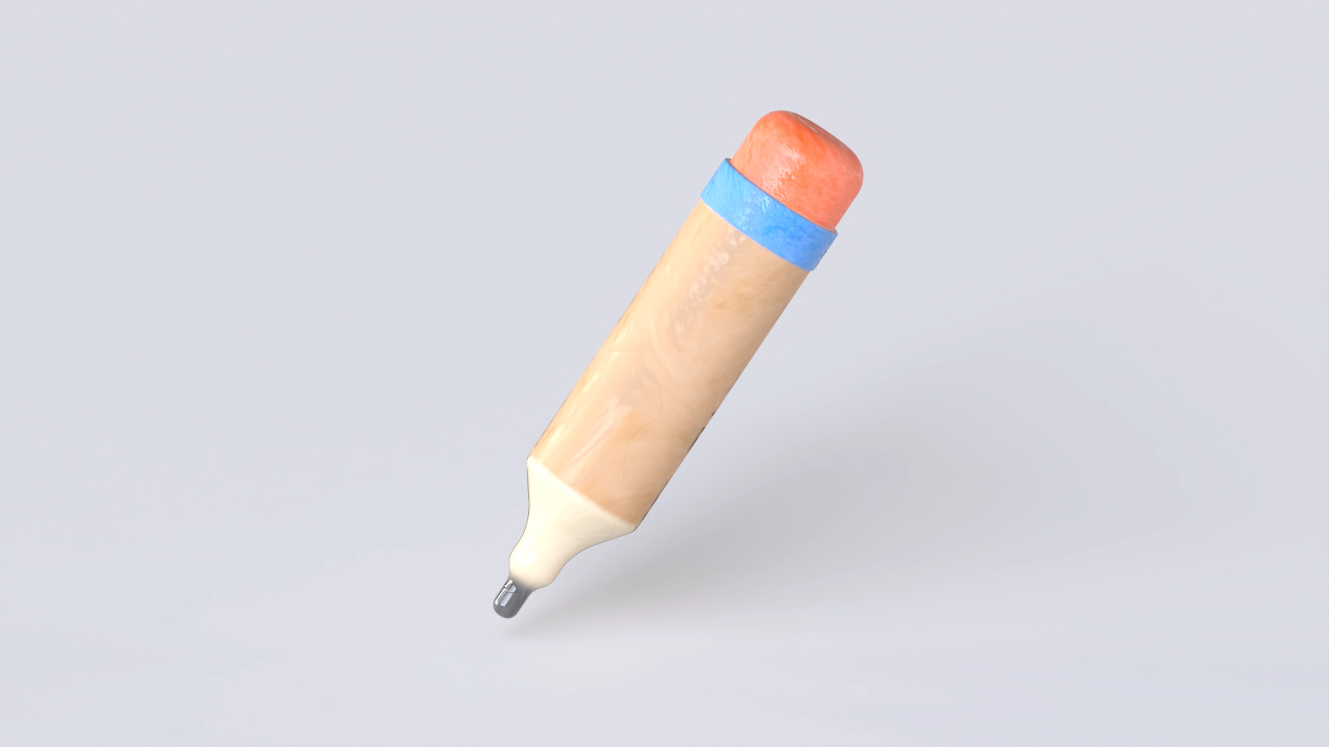 Pencil, a 3D model on Womp