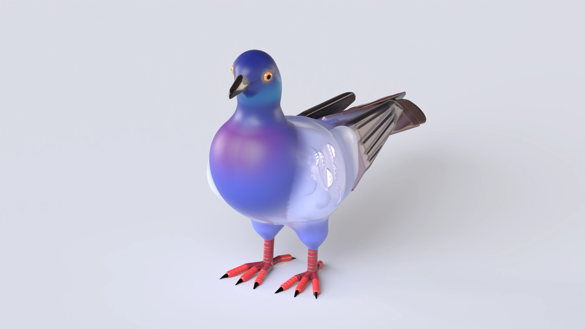 Pigeon 2, a 3D model on Womp