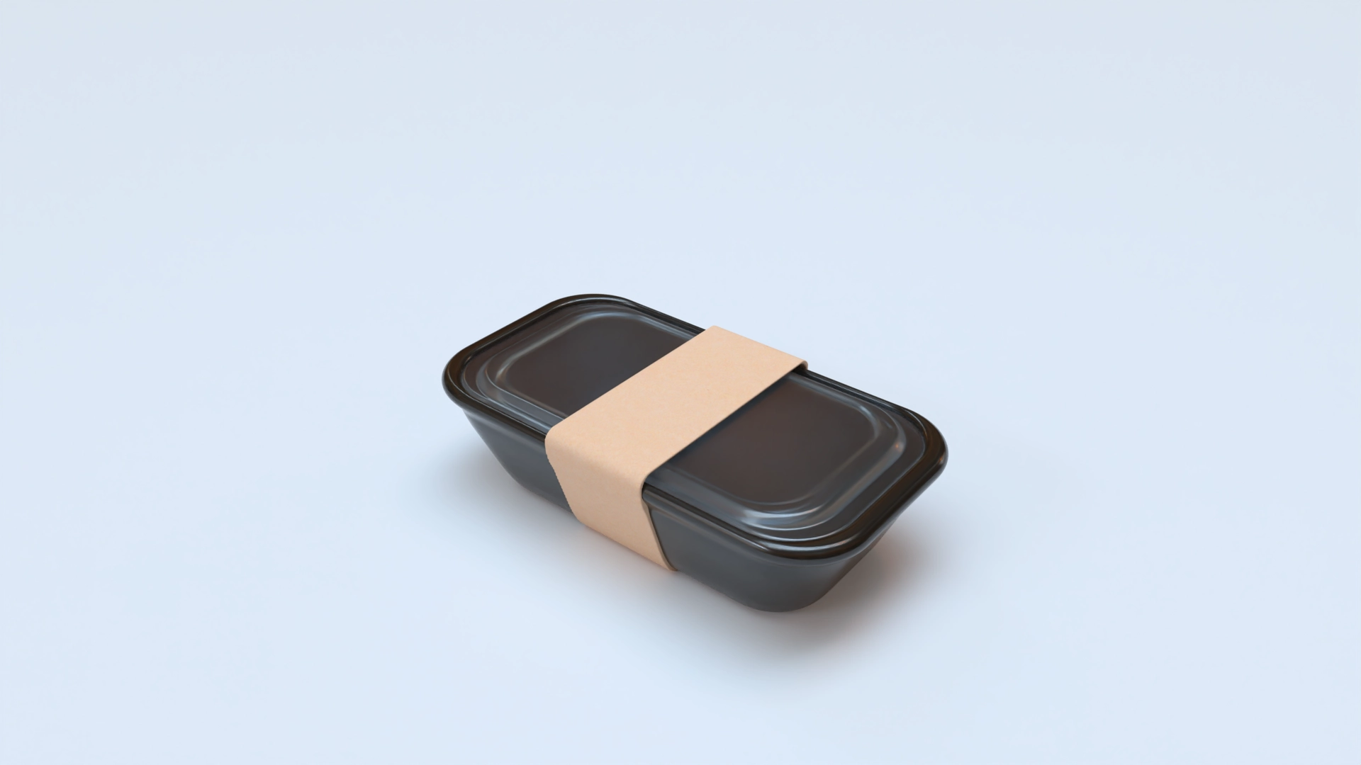 Plastic boxes flexible packaging sleeve mockup 602960, a 3D model on Womp