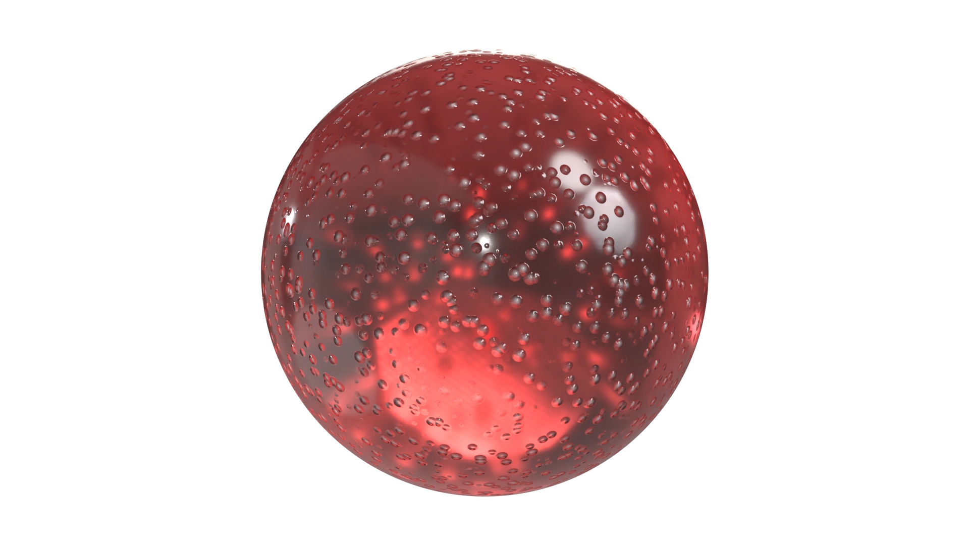 Red Rubber With Bubbles, a 3D material on Womp