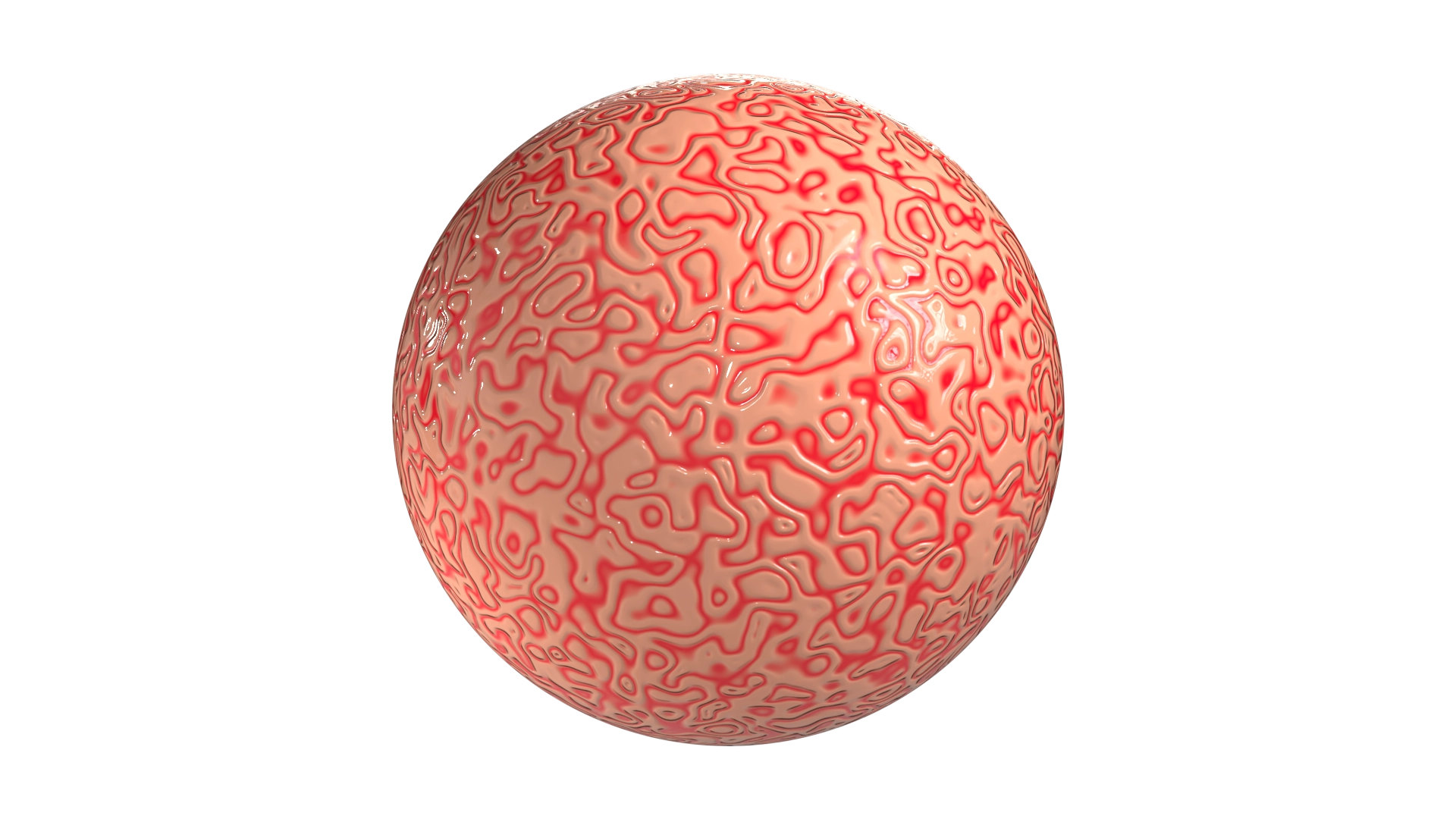 Red Swiggle, a 3D material on Womp