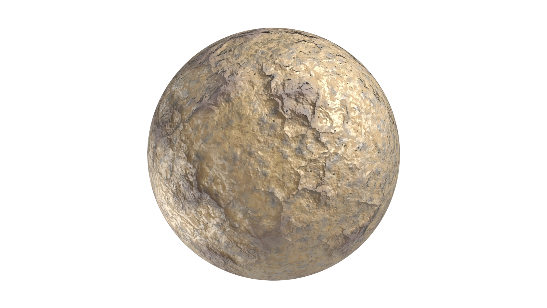 Rough Raw Brass, a 3D material on Womp