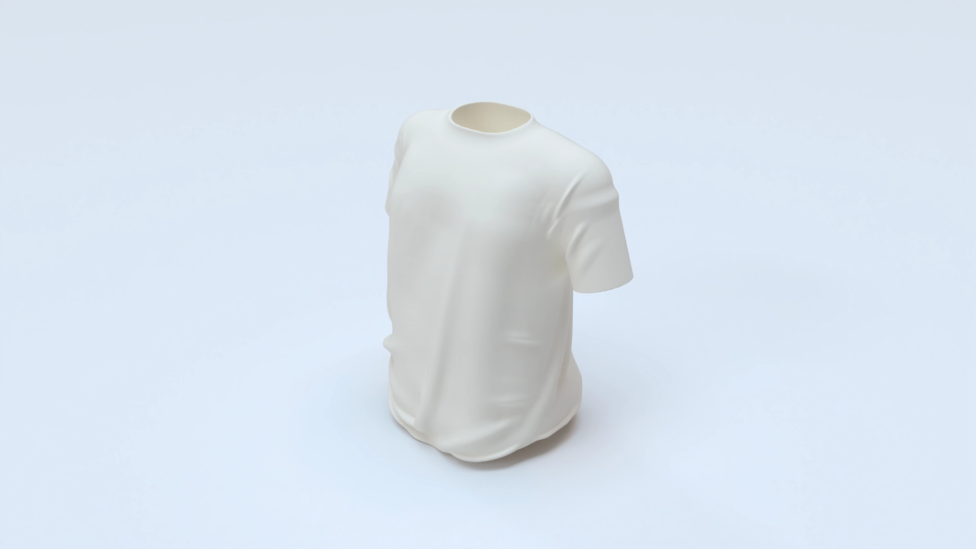 Round Neck T-shirt Mockup 701020, a 3D model on Womp