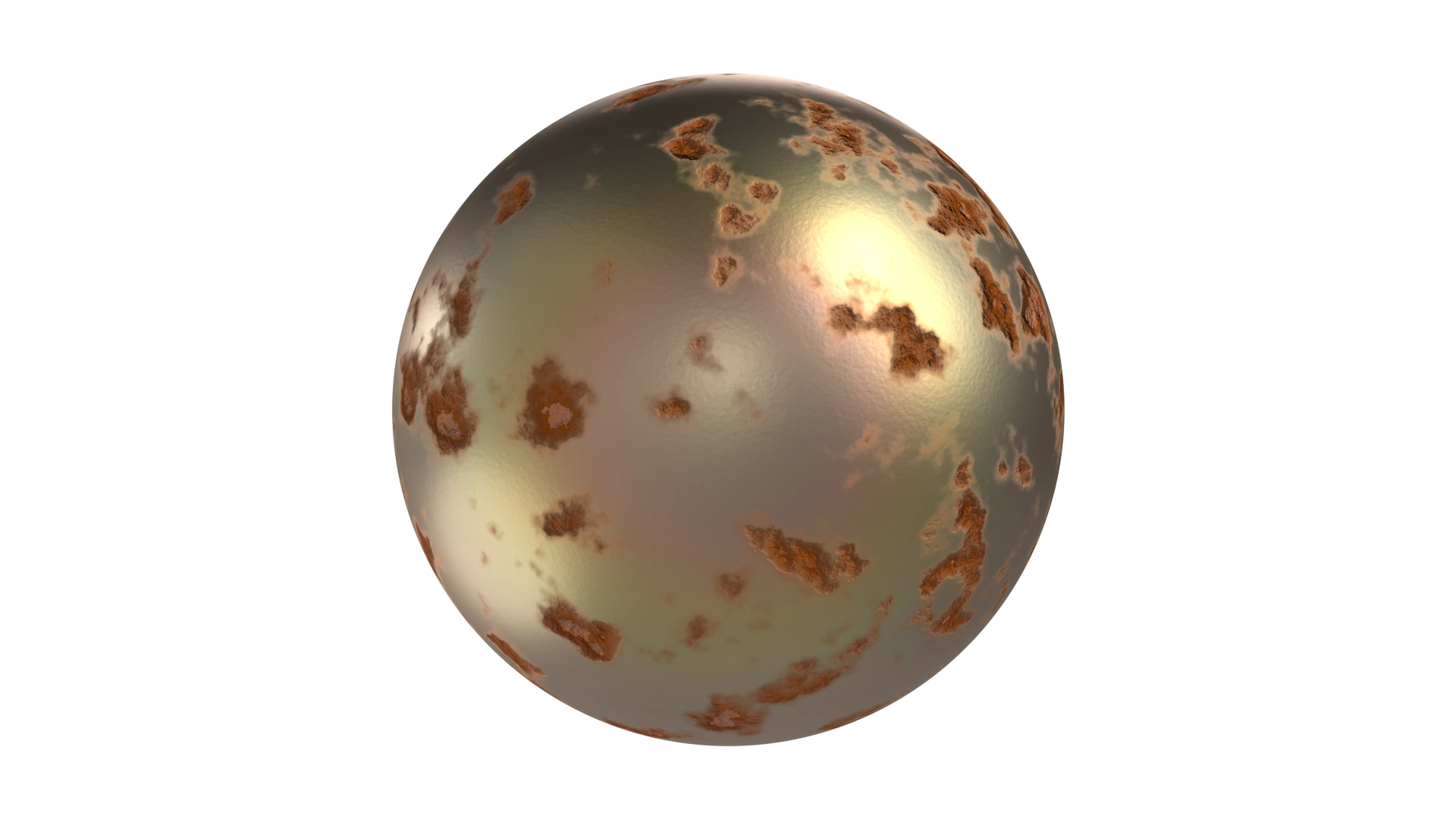 Rusted Brass, a 3D material on Womp
