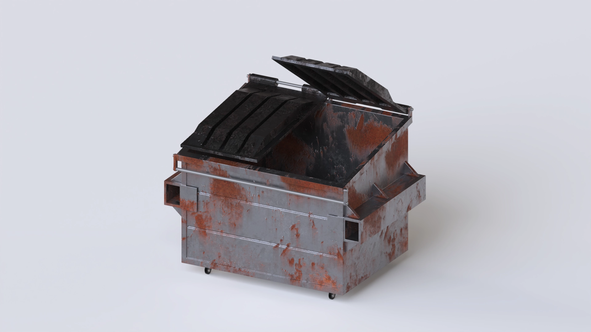 Rusty Dumpster, a 3D model on Womp