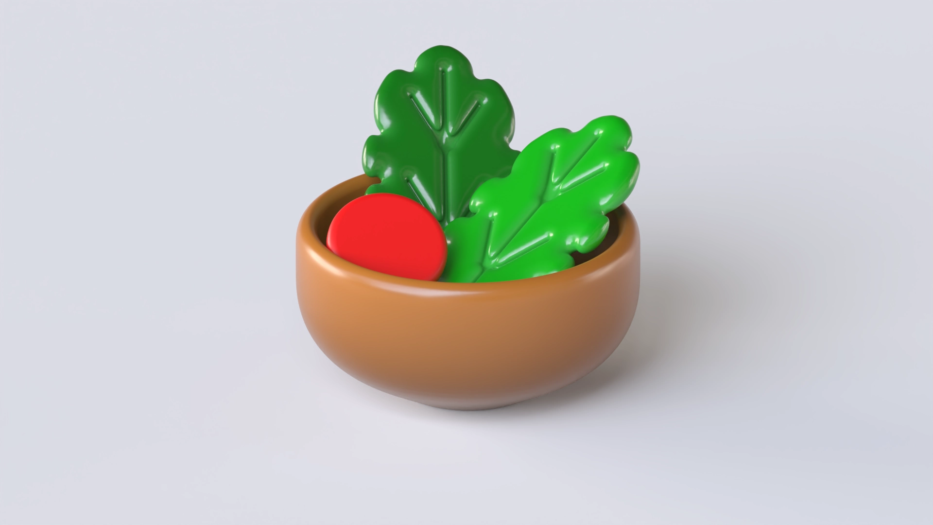 Salad, a 3D model on Womp