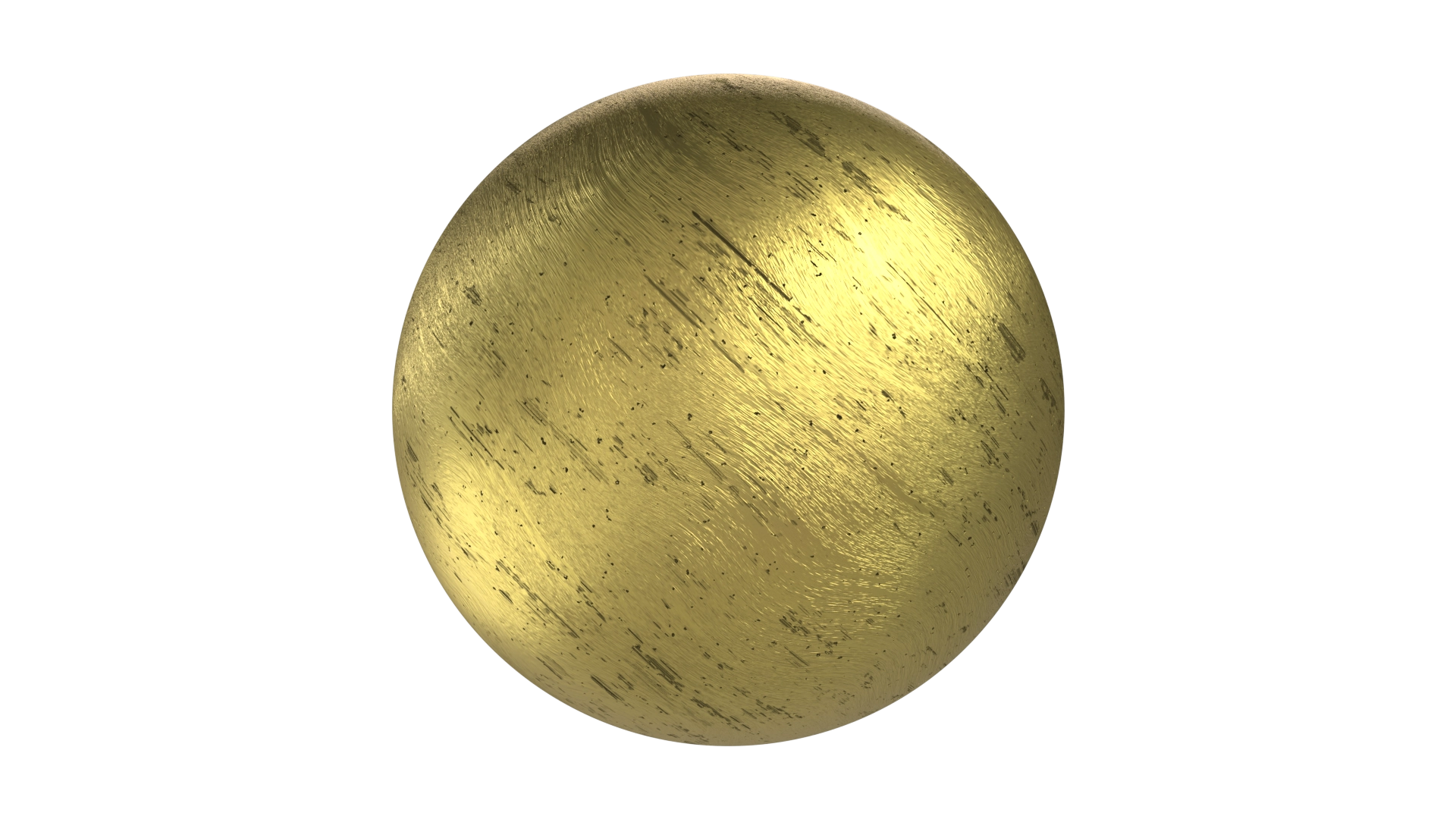 Scratched Gold Metal, a 3D material on Womp