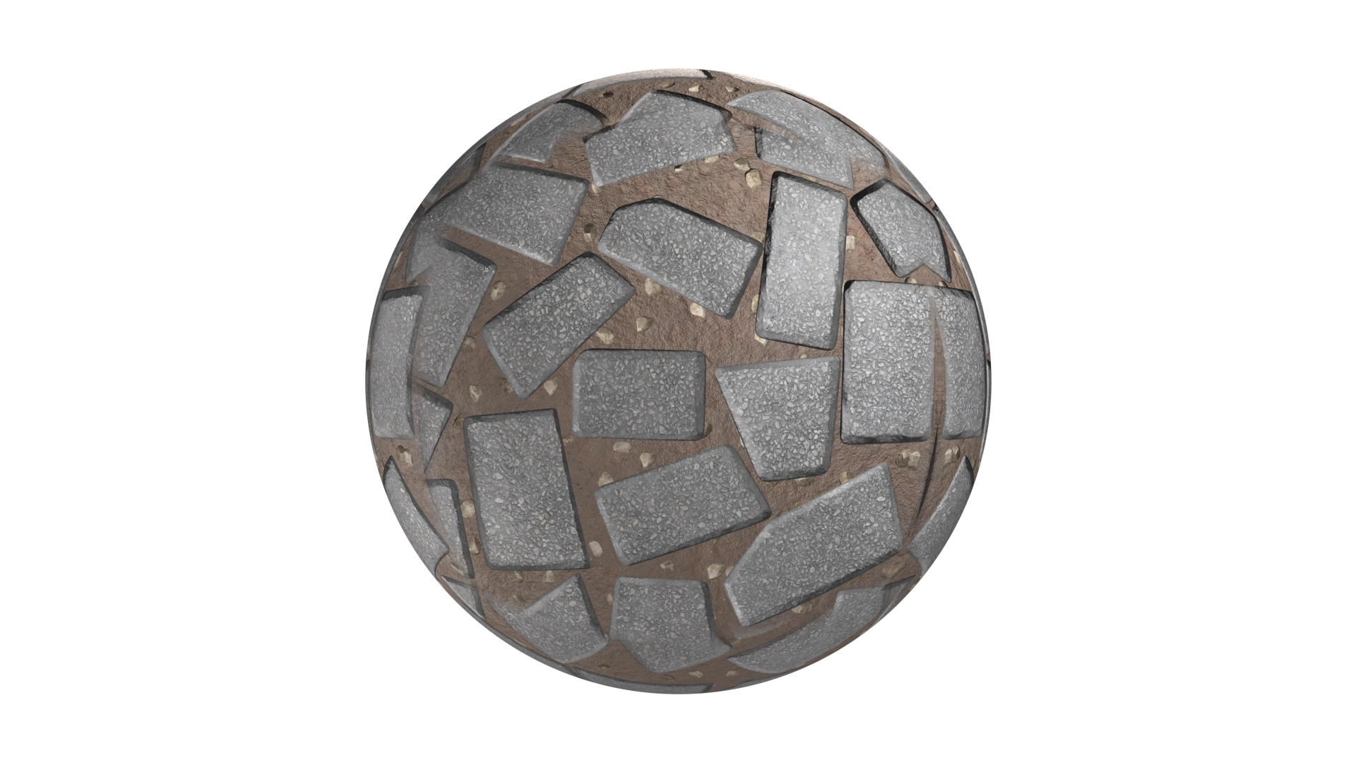 Sidewalk Tile 3, a 3D material on Womp
