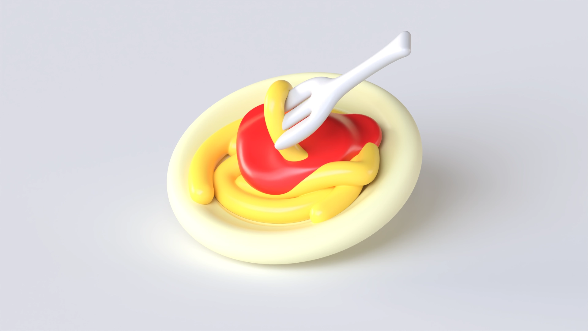 Spaghetti, a 3D model on Womp