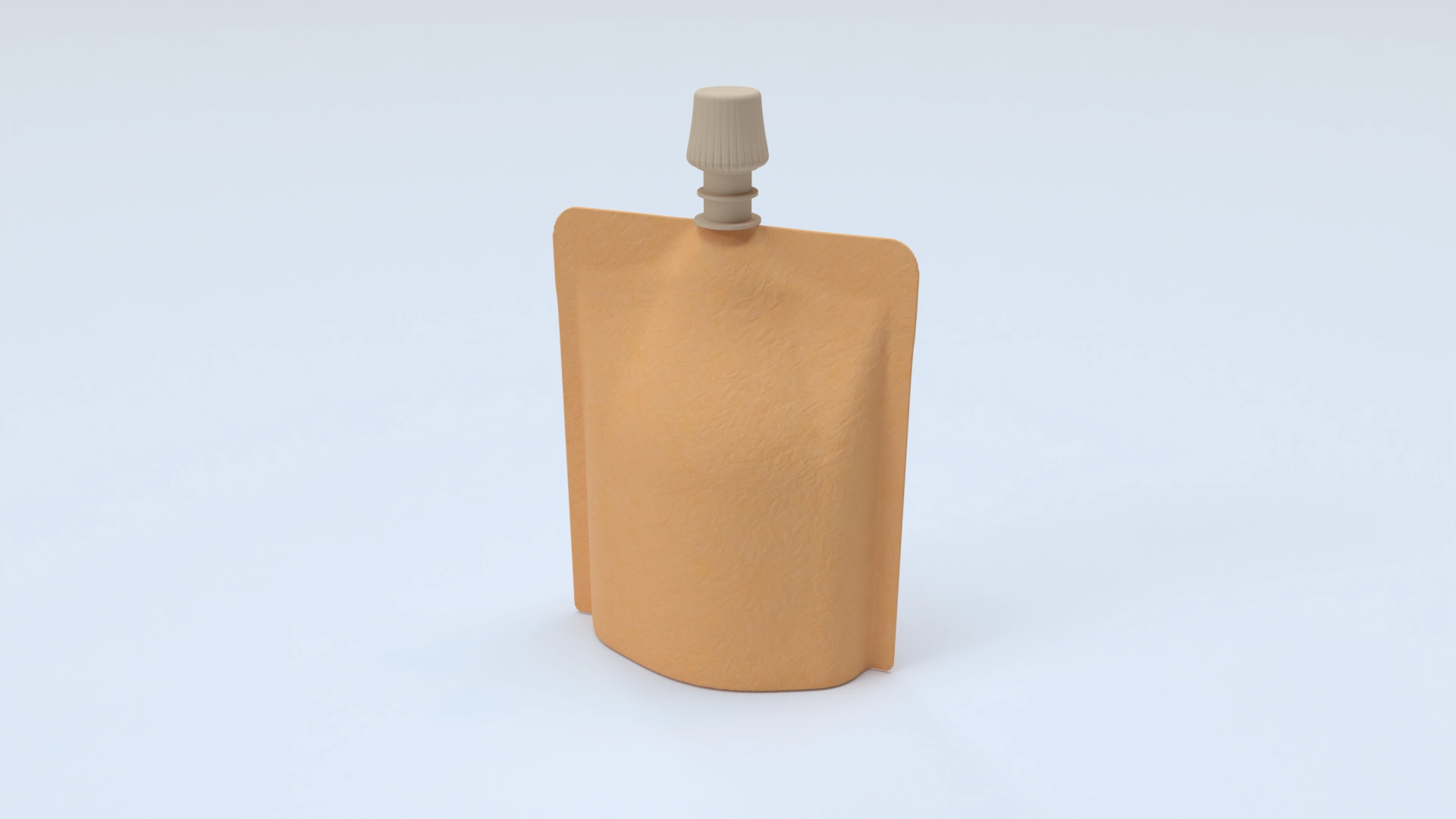 Spout pouch mylar bag mockup 600240, a 3D model on Womp