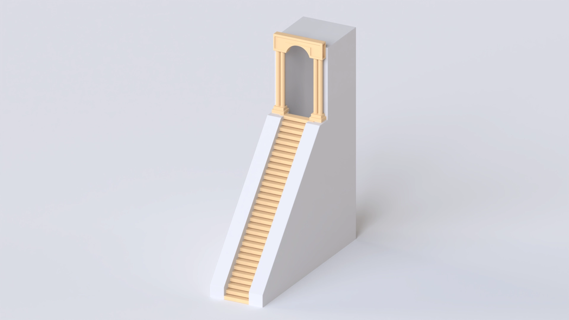 Staircase, a 3D model on Womp