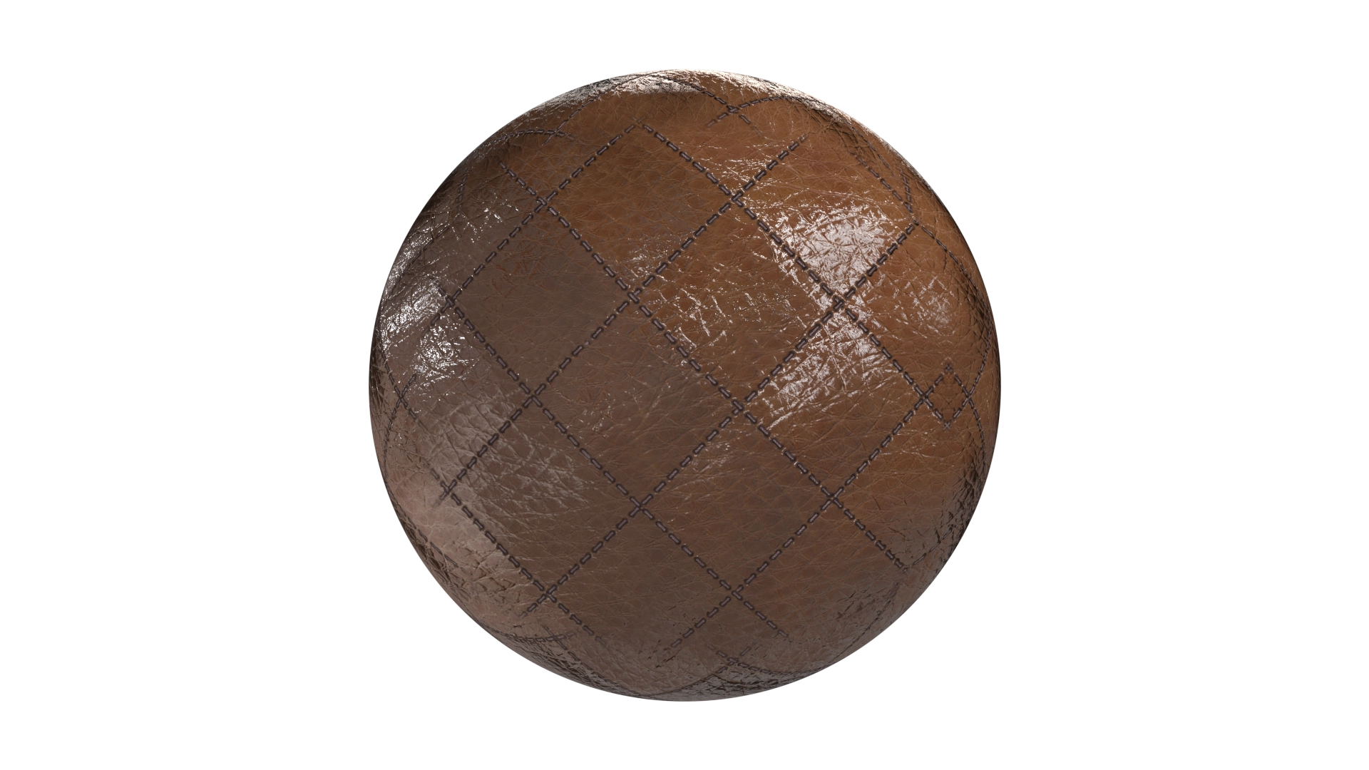 Stitched Leather 1, a 3D material on Womp