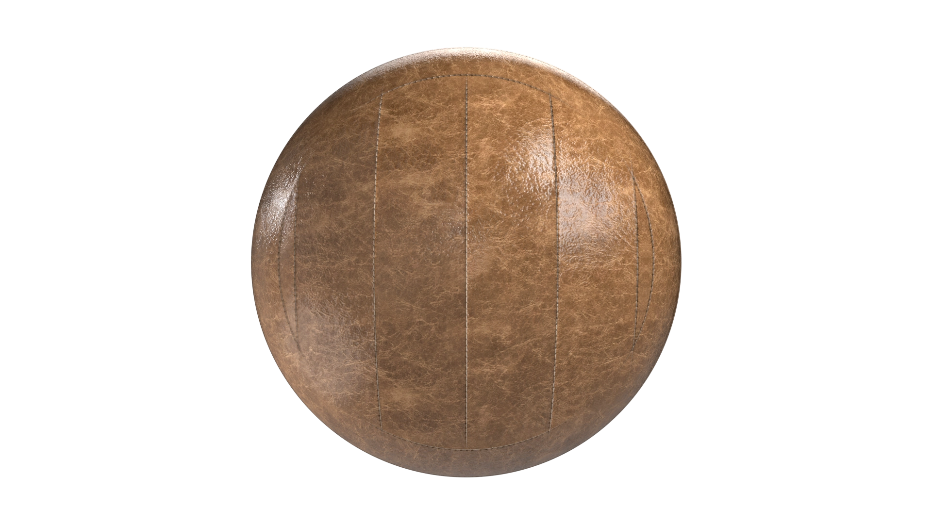 Stitched Leather 2, a 3D material on Womp