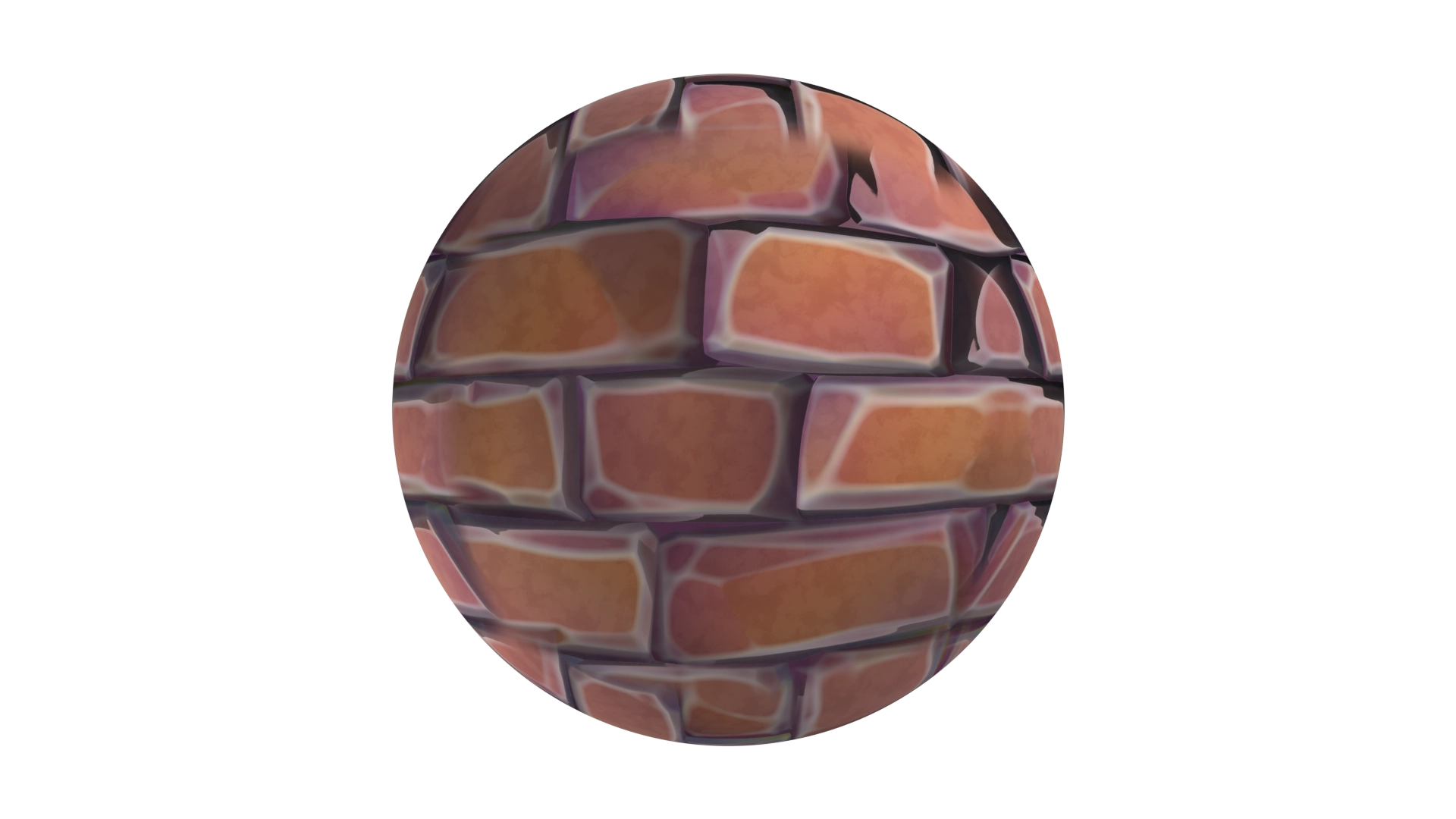 Stylized Bricks 1, a 3D material on Womp