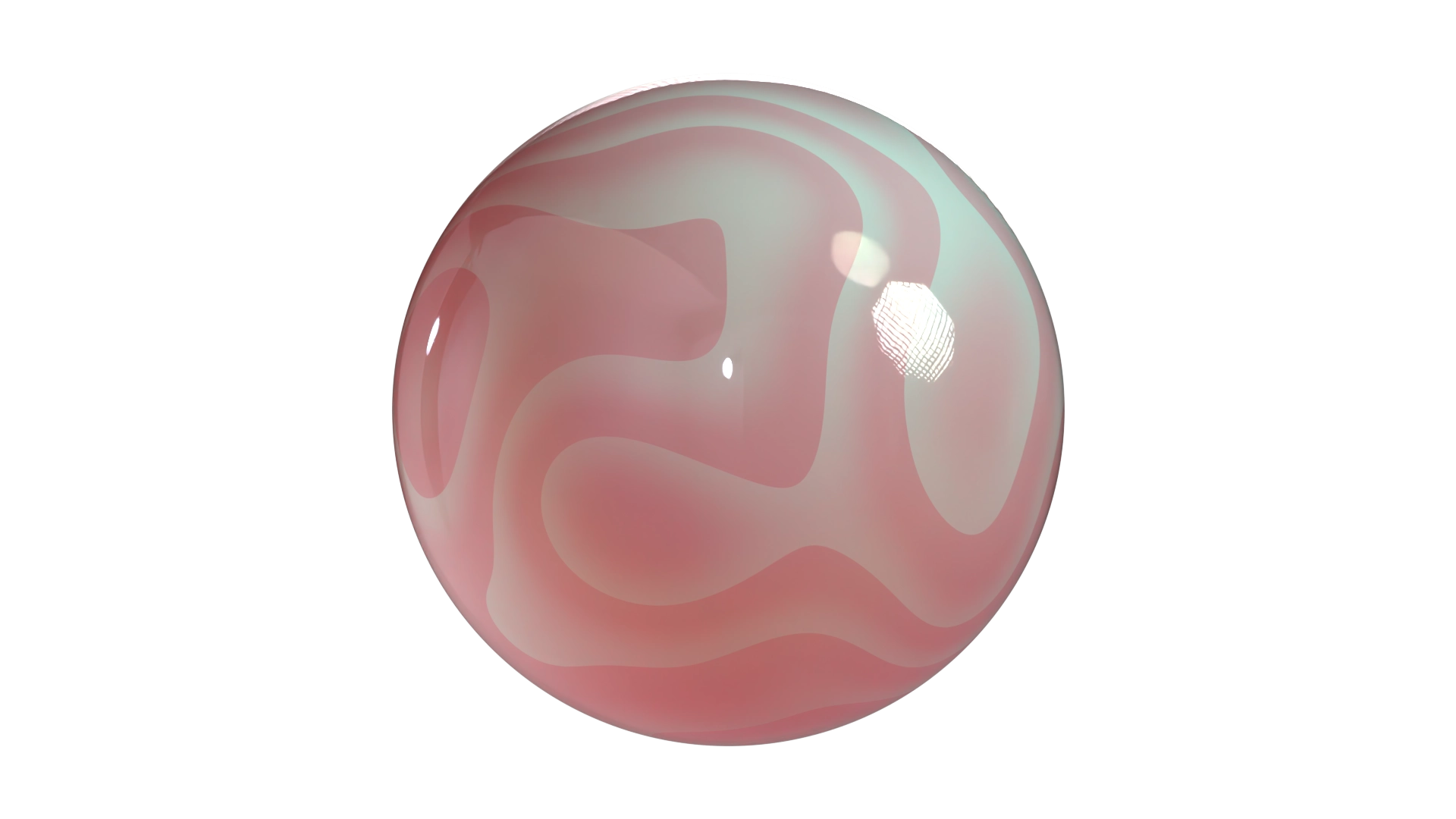 Swirled Pink Glass, a 3D material on Womp