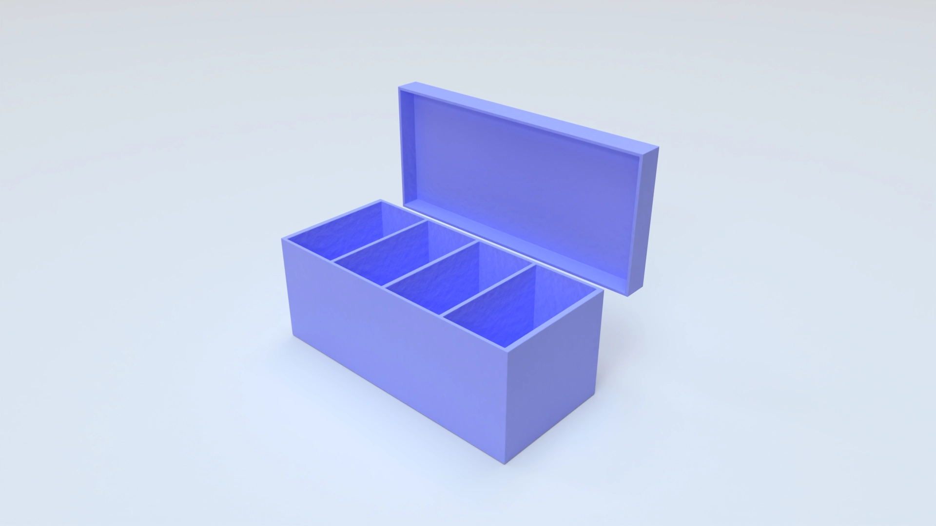 Tea Box 2 Template, a 3D model on Womp
