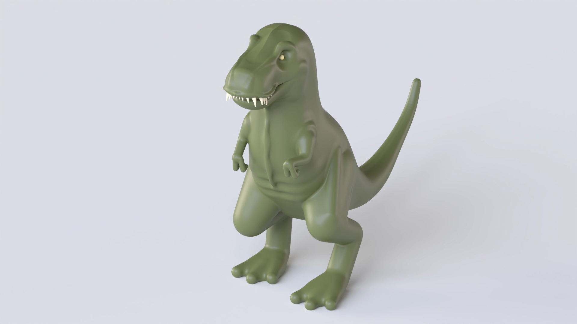 Trex Character, a 3D model on Womp
