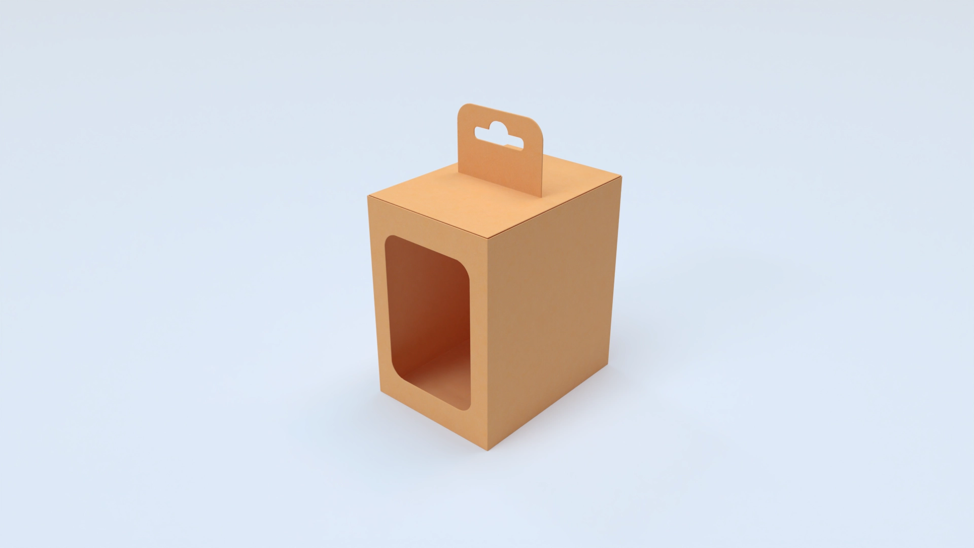 Tuck End Box with Window Mockup 111080, a 3D model on Womp