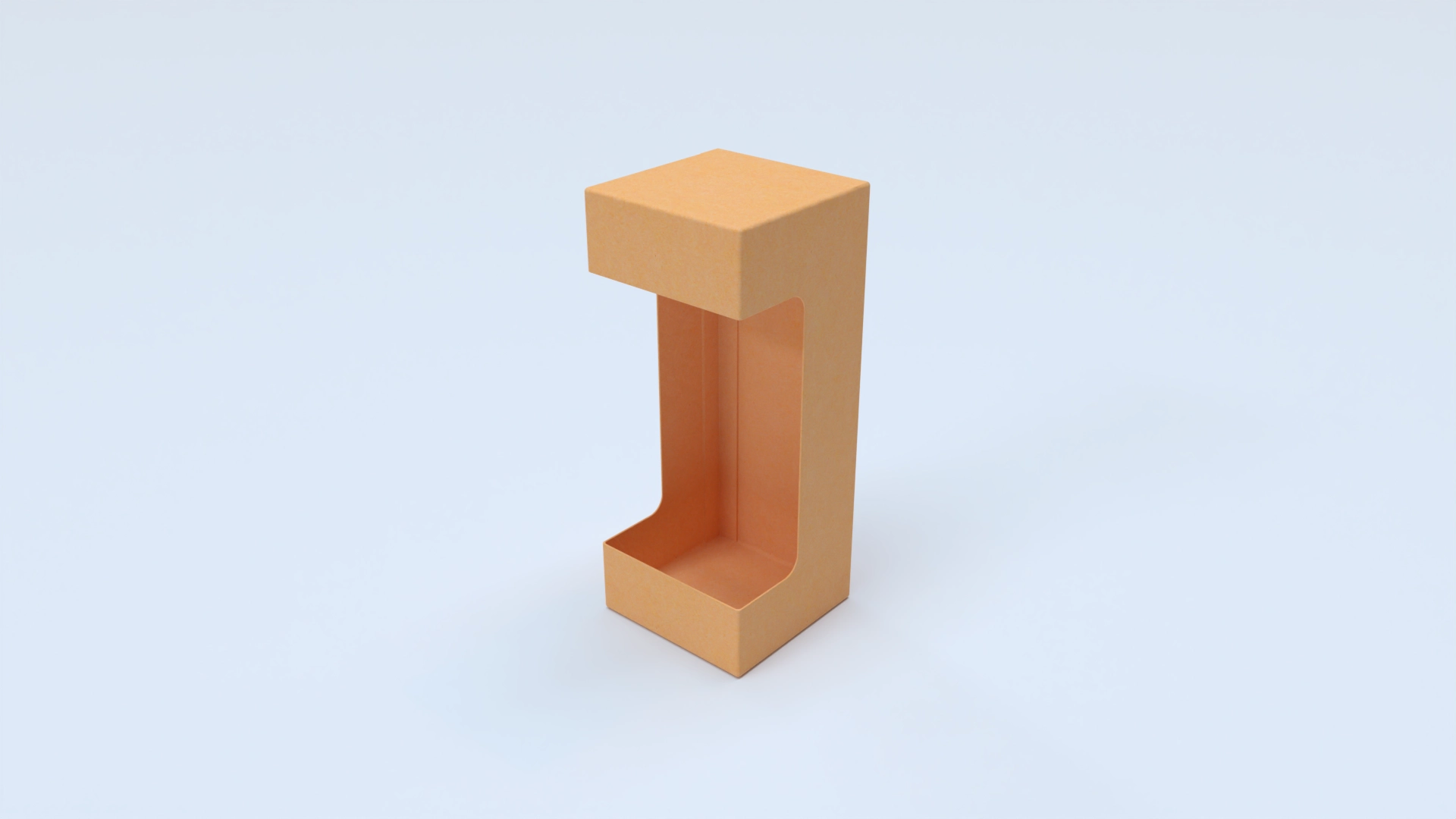 Tuck End Box with Window Pin-Style Mockup 100242, a 3D model on Womp