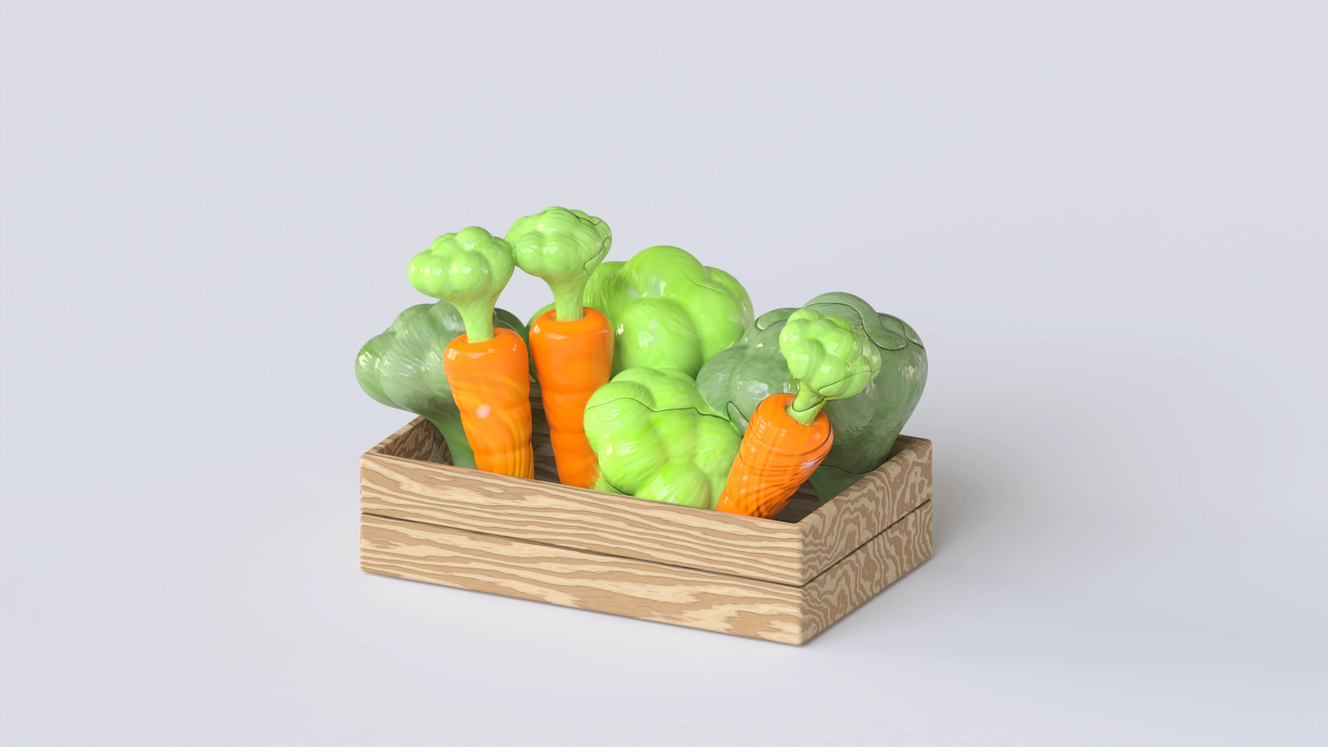 Vegetables, a 3D model on Womp