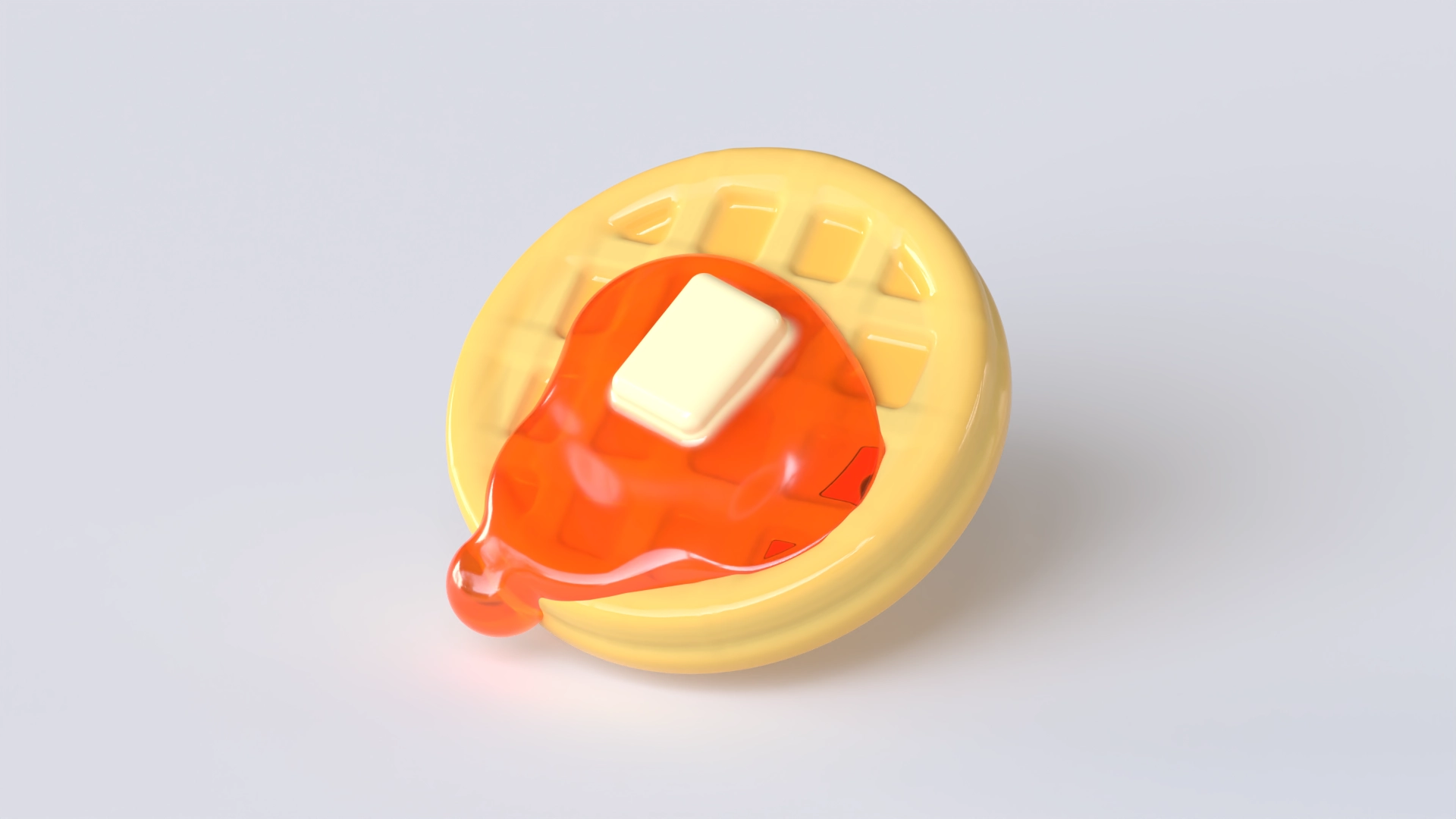 Waffle, a 3D model on Womp