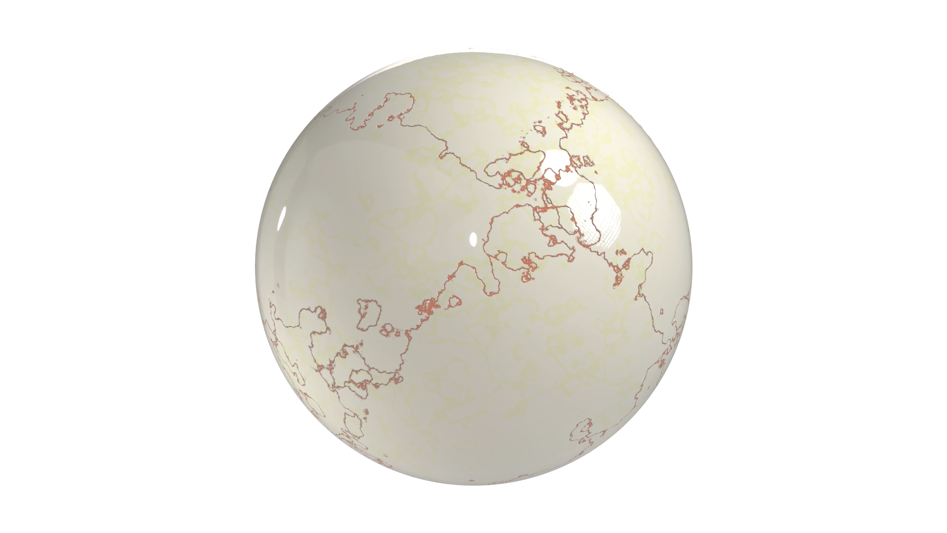 White Marble - Bronze Vein, a 3D material on Womp