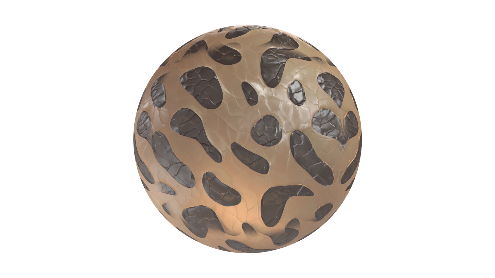White Rubber With Black Spots, a 3D material on Womp