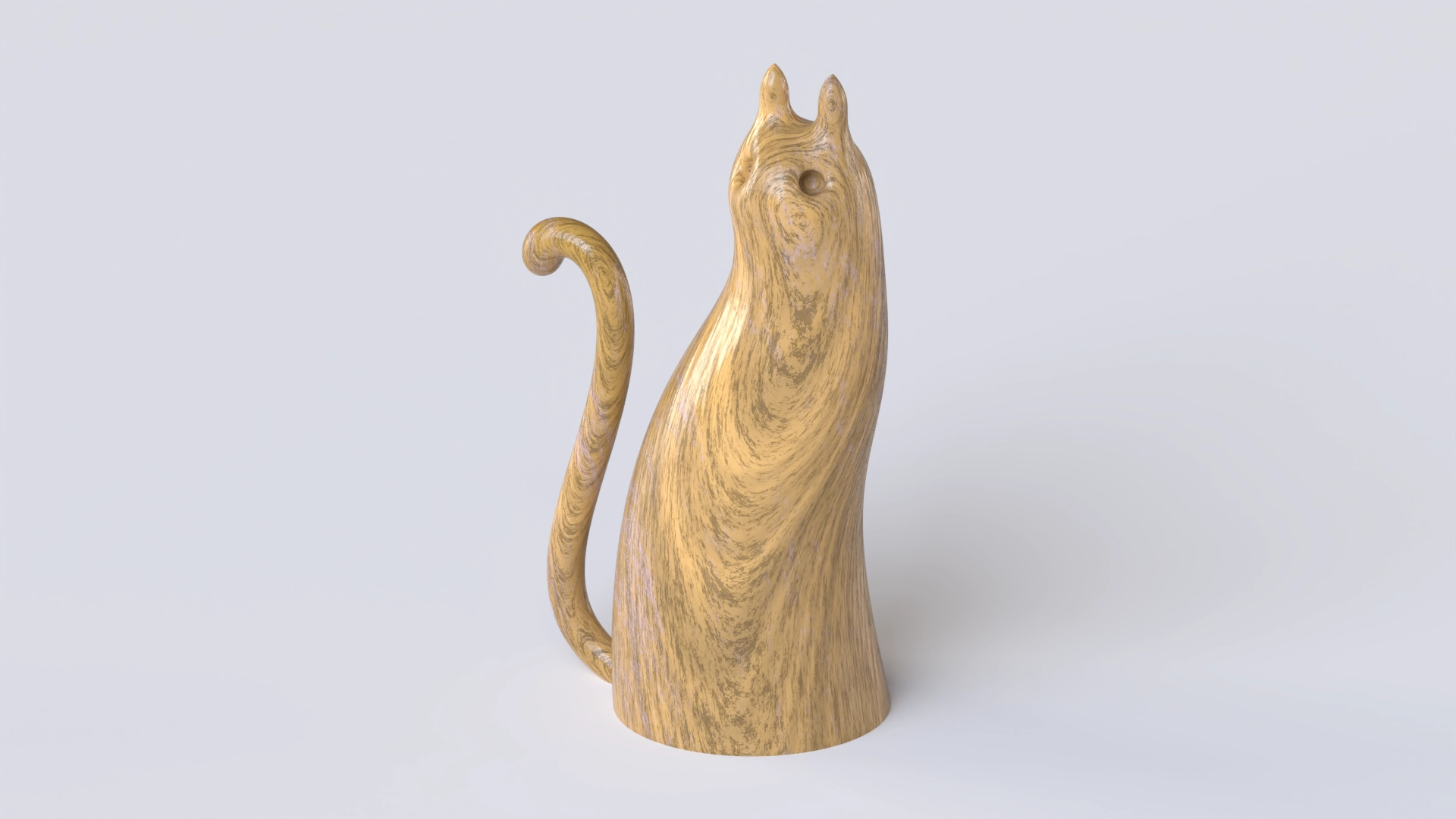 Wooden Cat, a 3D model on Womp