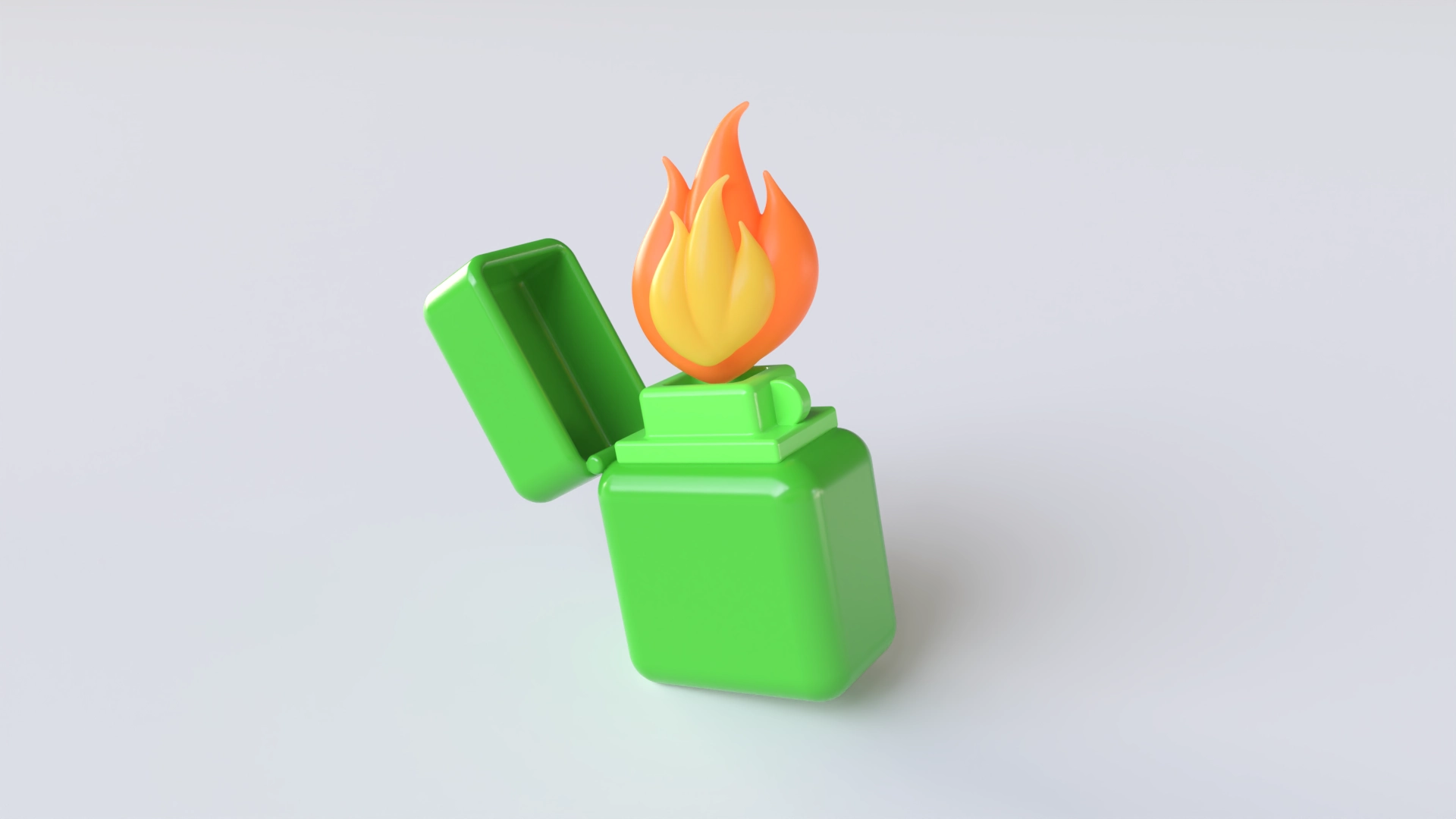 Zippo Lighter 1, a 3D model on Womp