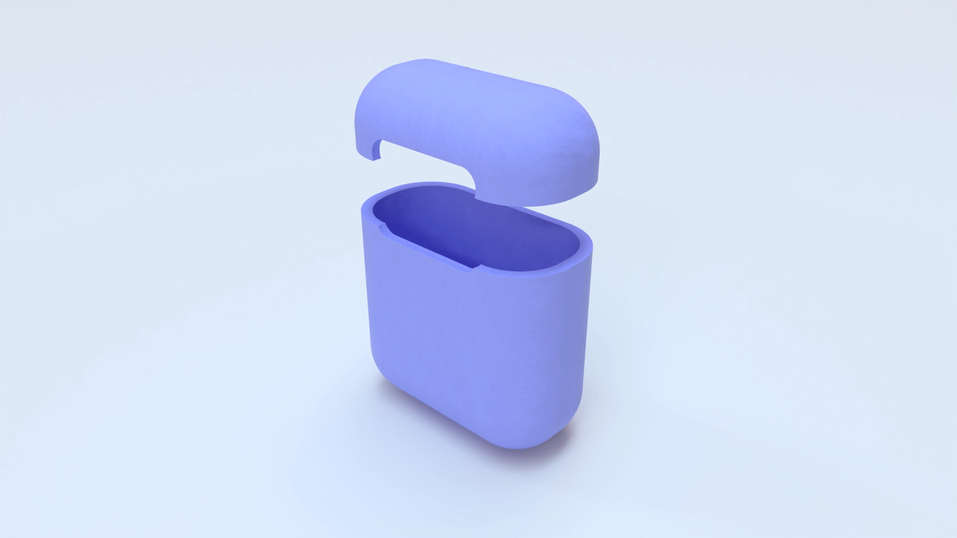 airpods 2° generation case 3D template 1, a 3D model on Womp