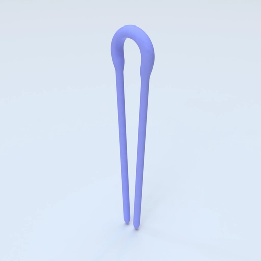 "U" hairpin 3D template 1 3D model