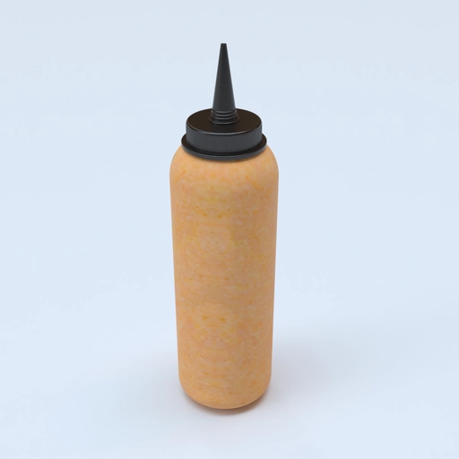 180ml twist cap plastic dropper bottle mockup 511716 3D model