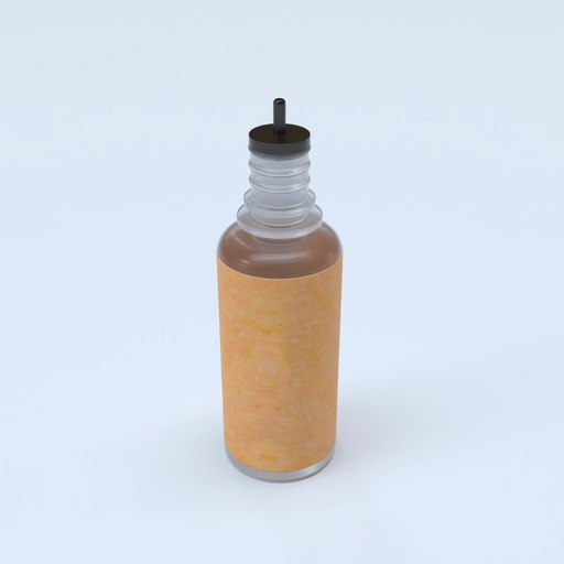 20ml clear dropper bottle mockup 511692 3D model