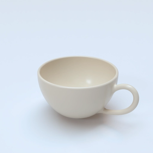 8oz mug mockup 3D model