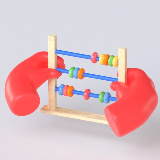 Abacus Icon 3D model