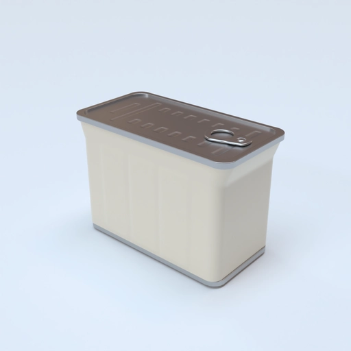Aluminum Can Vacuum Packaging Bottle Mockup 500190 3D model