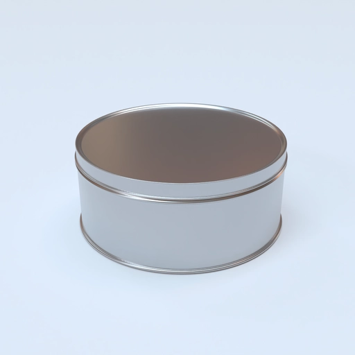 Aluminum Cylindrical Can Mockup 503510 3D model