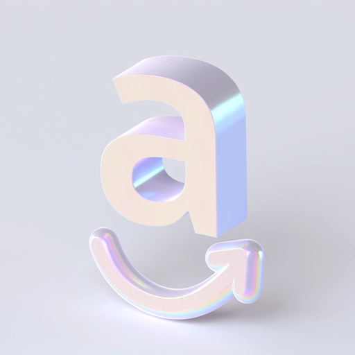 Amazon Logo Icon 3D model
