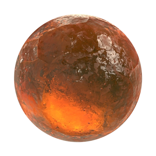 Amber 3D material