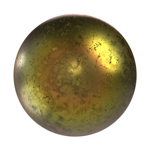 Antique Gold 3D material