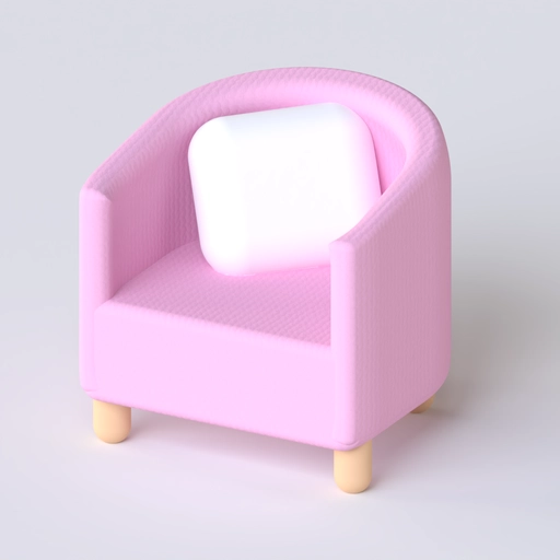 Armchair 3D model